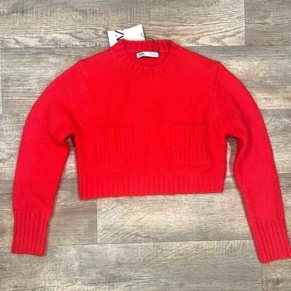 ZARA Wool-Blend Knit Sweater NWT - Picture 15 of 16